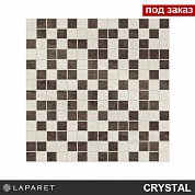 Декор Crystal Мозаика коричн.+бежевый  30х30